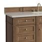 James Martin Brittany 60" Single Bathroom Vanity in Pecan with 3 cm Siberian Silestone Top, Rectangular Sink and FreePower Wireless Charger, , large