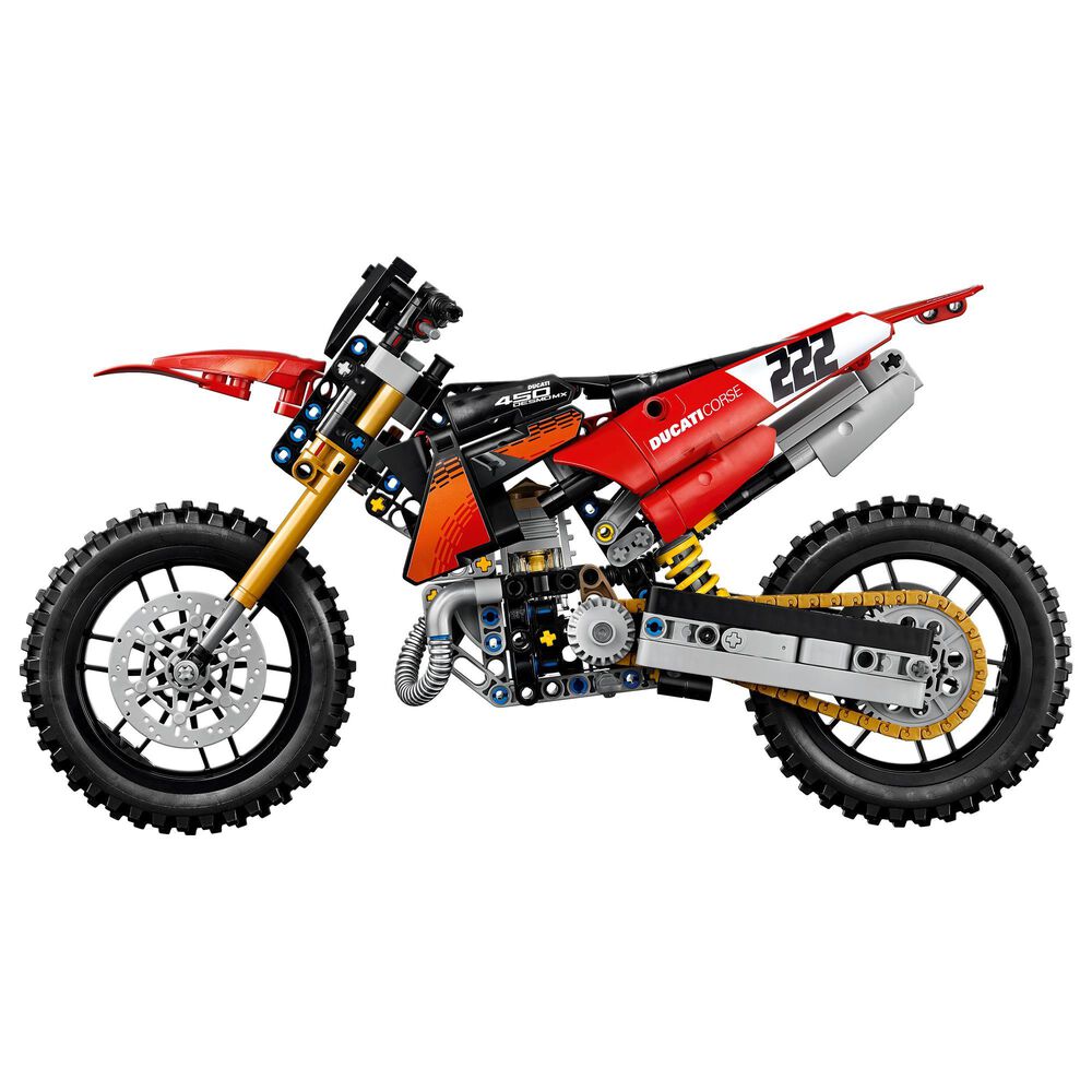 LEGO Technic Ducati Desmo450 MX Factory Motorcycle Building Set, , large