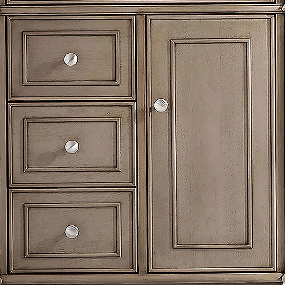 James Martin Vanities Bristol 30&quot; Single Bathroom Vanity in Whitewashed Walnut with 3 cm Lime Delight Quartz Top and Rectangular Sink, , large