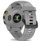 Garmin Approach S70 Smartwatch 41mm Black and Amp Yellow Ceramic Bezel Case with Powder Gray Silicone Band, , large