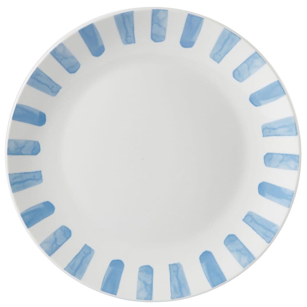Gibson Homewares Home Pacific Waves 12-Piece Dinnerware Set in Blue, , large