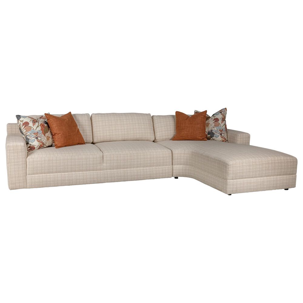JONATHAN LOUIS Saldana 2-Piece Stationary Right Facing Chaise with Sofa in Ansley Pearl, , large