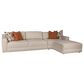 JONATHAN LOUIS Saldana 2-Piece Stationary Right Facing Chaise with Sofa in Ansley Pearl, , large