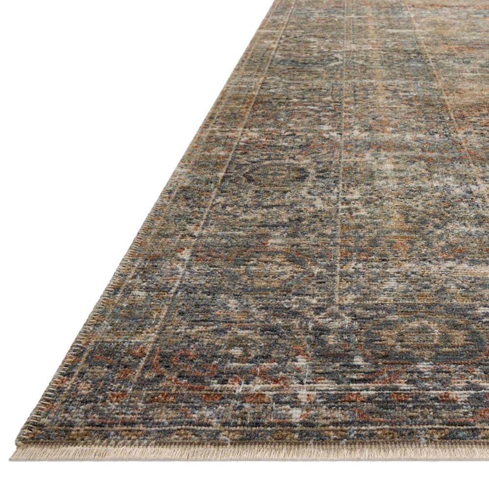 Loloi Heritage 3&#39; x 5&#39; Midnight and Multicolor Area Rug, , large