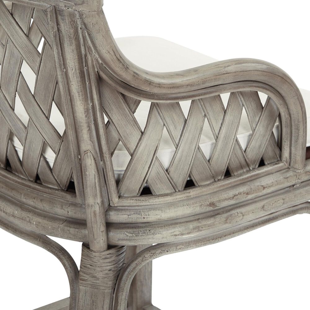 Office Star Products Plantation 24&quot; Counter Stool in Grey, , large