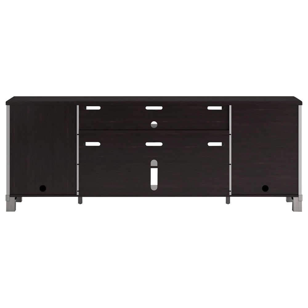 Ashley Darborn 88" XL TV Stand in Light Gray and Brown Cherry, , large