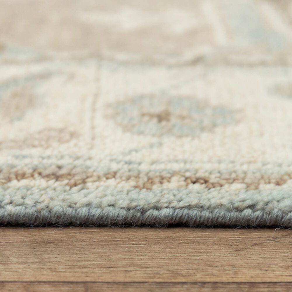 RIZZY Belmont 6&#39; x 9&#39; Grey, Brown, Ivory and Blue Area Rug, , large
