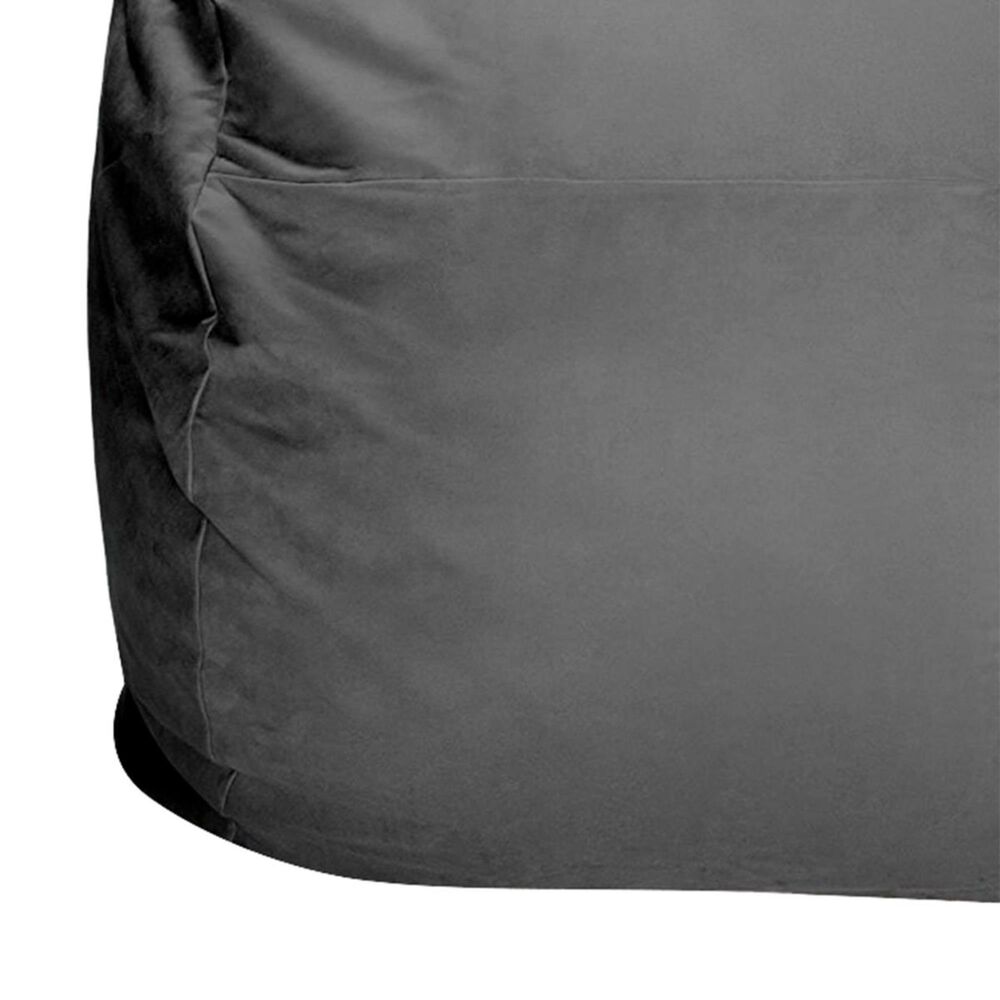 Jaxx 4&#39; Lounger Bean Bag in Charcoal, , large