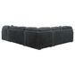 Ashley Midnight-Madness 4-Piece Right Facing Sectional with Chaise in Gunmetal, , large