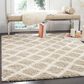 Safavieh Dallas Shag SGD258D-10 10" x 14" Beige/Ivory Area Rug, , large