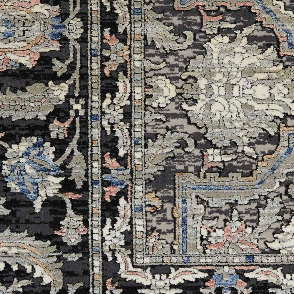 Nourison Starry Nights STN10 10&#39; x 13&#39; Grey and Navy Area Rug, , large