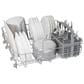 Bosch 300 Series 24" Built-In Recessed Handle Dishwasher with 8 Wash Cycles in White, , large