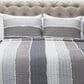 Rizzy Home Olivia Grace 106" x 92" Quilt in Gray, , large