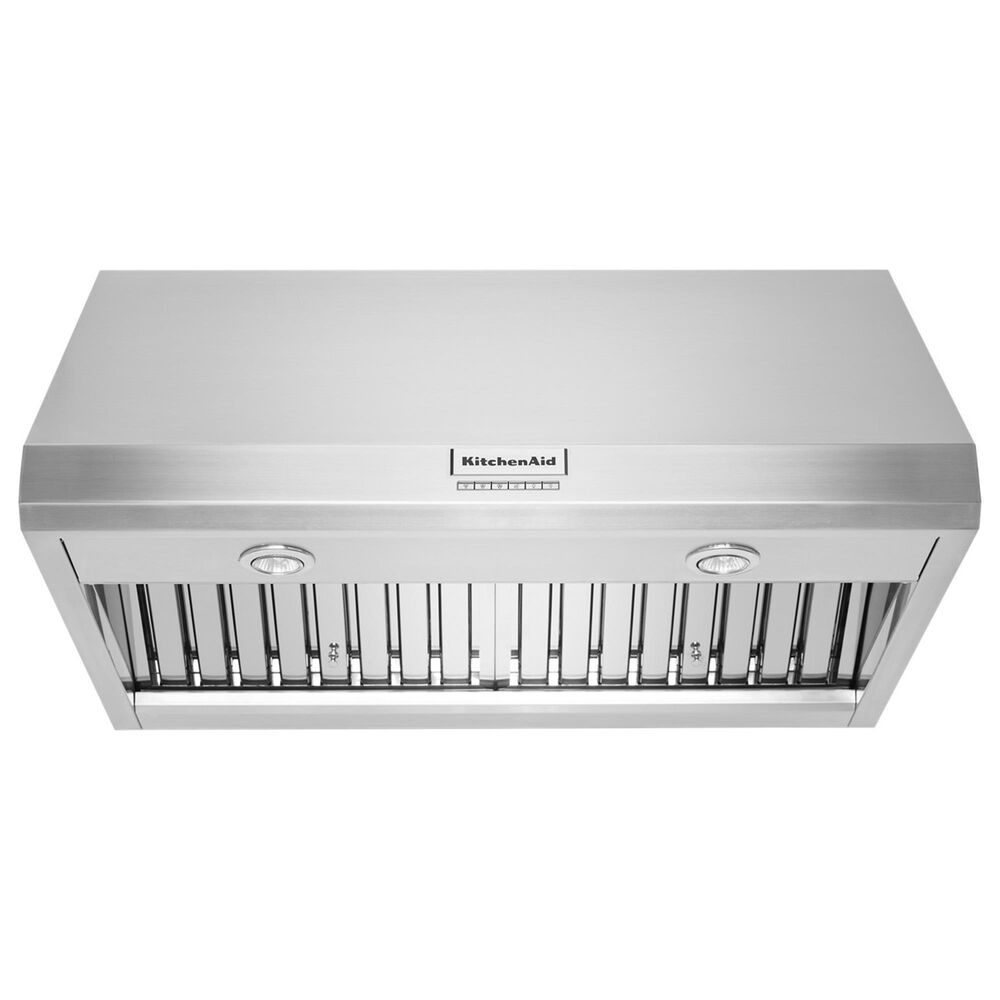 KitchenAid 36" Commercial Style Wall Mount Canopy Range Hood in Stainless Steel, , large