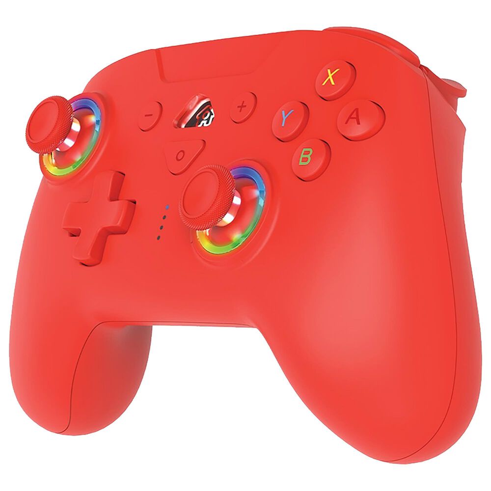 SUBSONIC Wireless LED Controller in Red - Nintendo Switch, , large