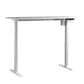 Sauder 60" Sit/Stand Desk in White, , large