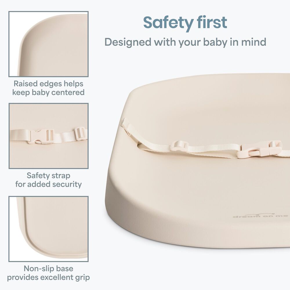 Evolur Dream On Me Lotti Love Changing Pad in Magonlia White, , large