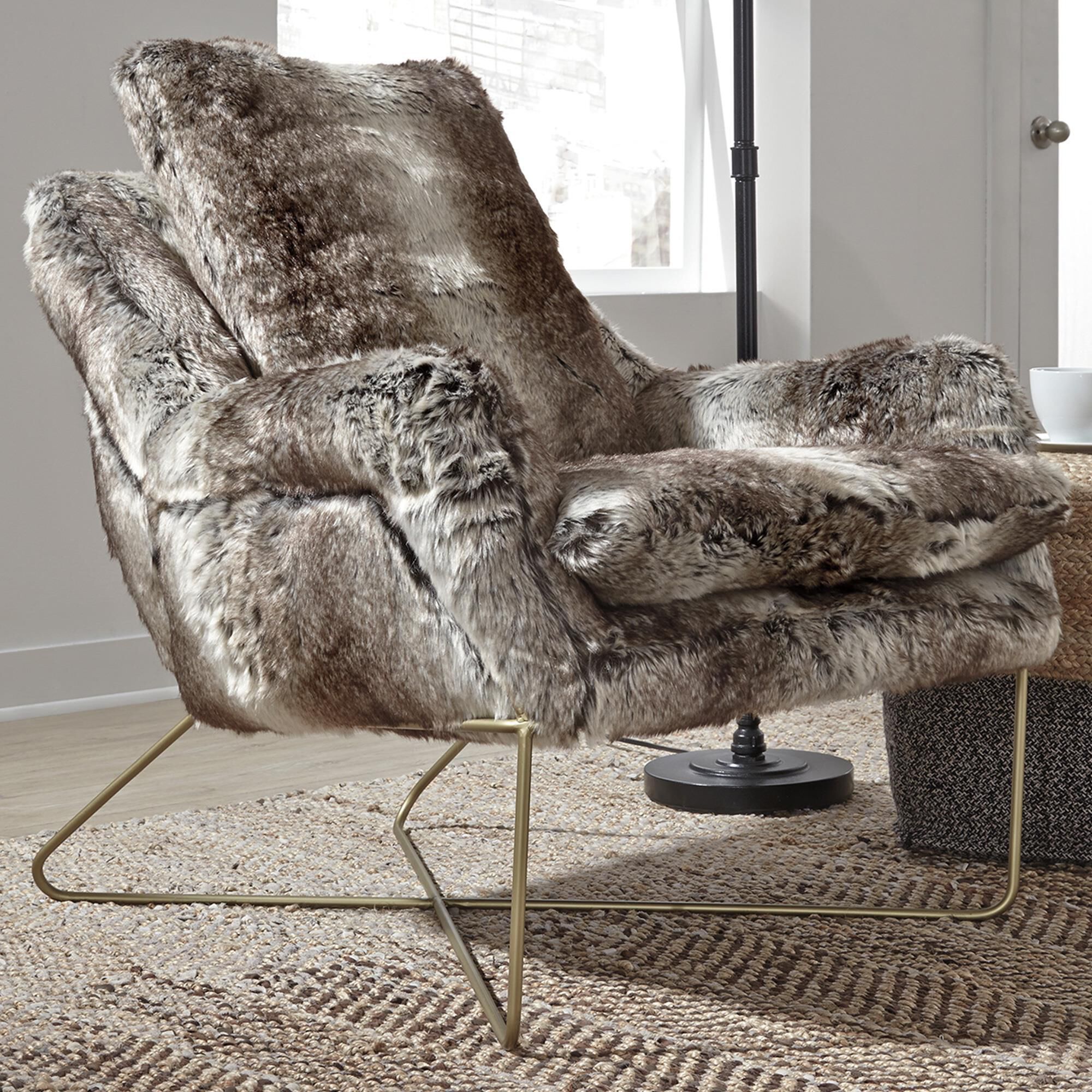 Faux fur lounger best sale