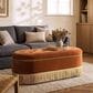 Jennifer Taylor Home Melinda Storage Bench in Burnt Orange, , large