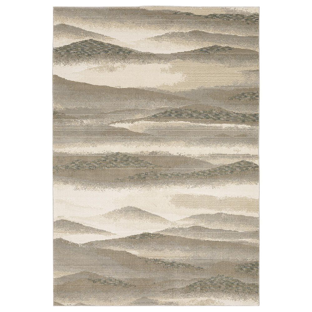 Oriental Weavers Evolution Sterling 982C 2"3" x 8" Beige Scatter Rug, , large