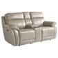 Bassett Levitate Power Reclining Console Loveseat in Nickel, , large