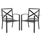 Crosley Furniture Kaplan 2-Piece Patio Chair Set in Mist, , large