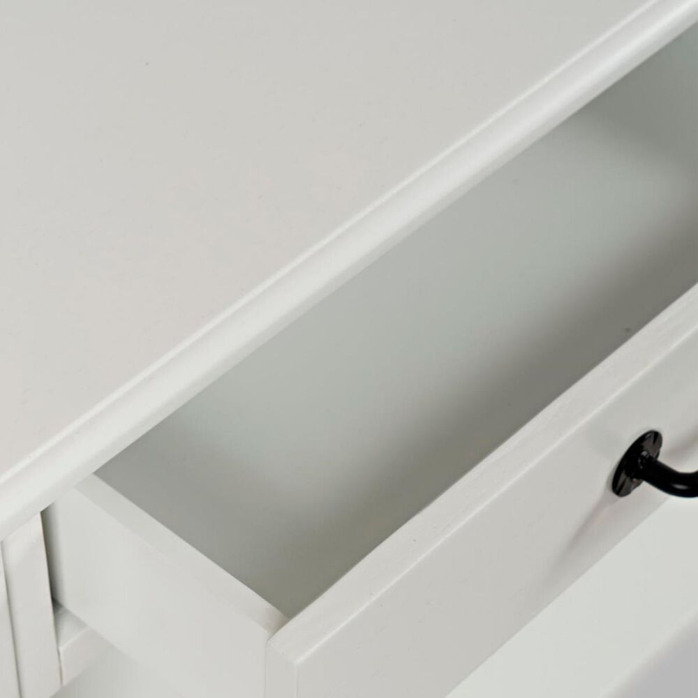 Waltham North Fork Sofa Table in White, , large