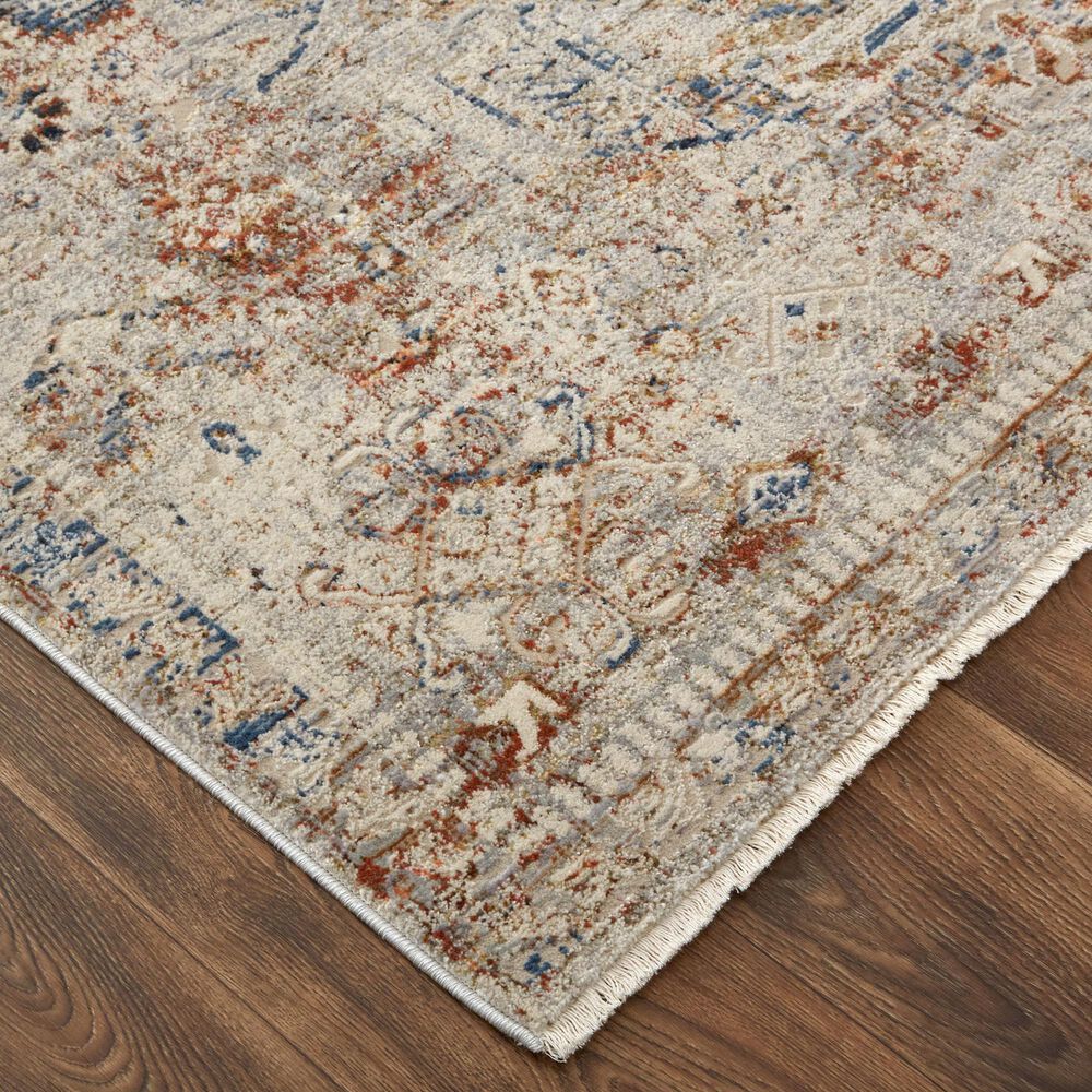 Feizy Kaia 5&#39; x 7&#39;9&quot; Gray and Multicolor Area Rug, , large