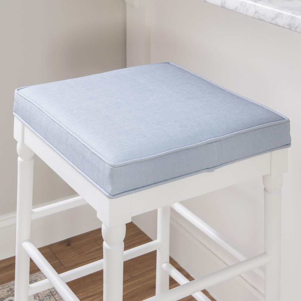 Linon Home Decor Dehart Bar Stool in White, , large