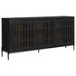 Ashley Vallisburg Accent Cabinet in Black and Natural, , large
