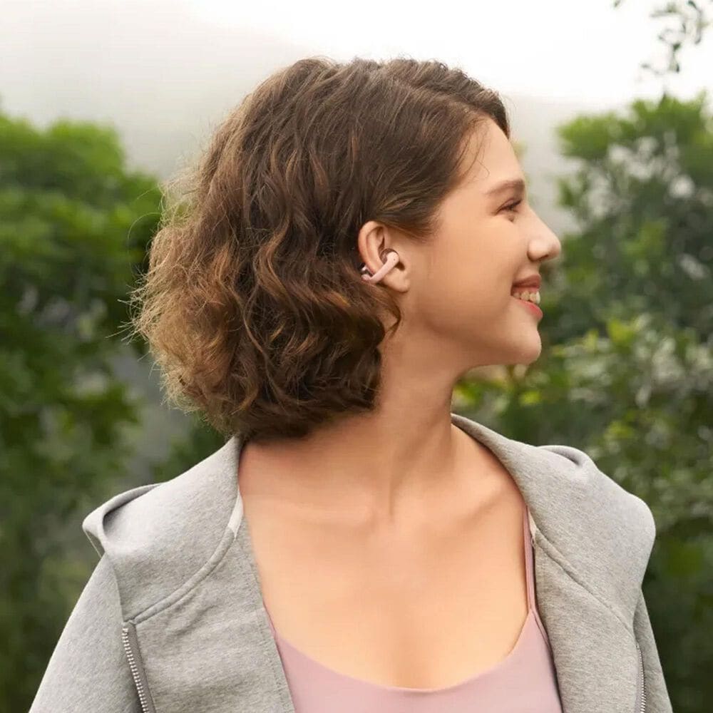 Shokz OpenDots One Open-Ear Clip-On True Wireless Earbuds in Pink, , large