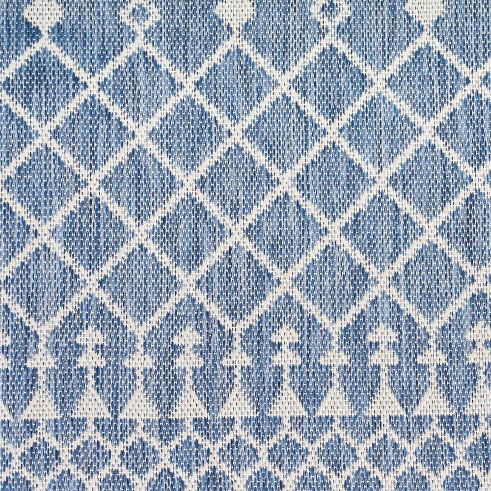 Nourison Positano Southwestern Navy Blue 5&#39; x 7&#39; Indoor/Outdoor Area Rug, , large