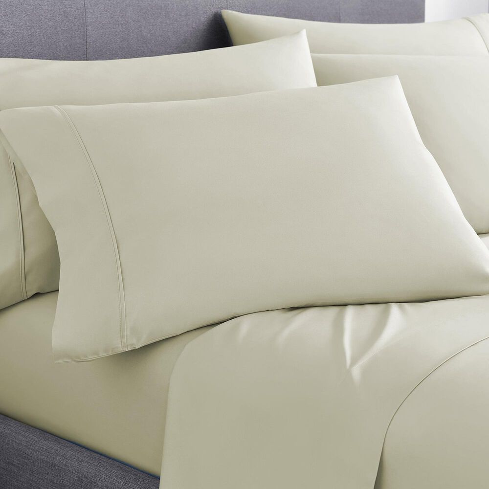 Sanders Collection Ultraweave 6-Piece Queen Sheet Set in Beige Cream, , large