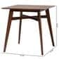 Baxton Studio Leena Counter Height Pub Table in Walnut Brown, , large