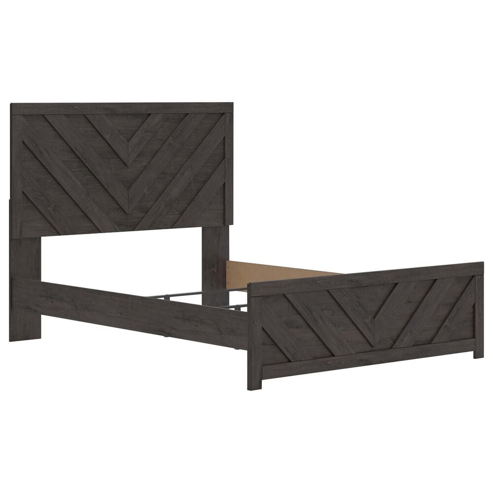 Ashley Prendonea Queen Panel Bed in Dark Charcoal, , large