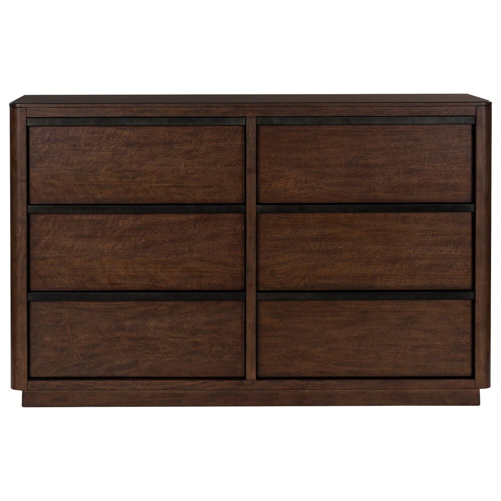 Millenium Dilenno 6-Drawer Dresser and Mirror in Dark Brown, , large