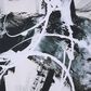 Uttermost Winterland 39" x 31" Abstract Wall Art in Ochre, Deep Charcoal and White (Set of 2), , large