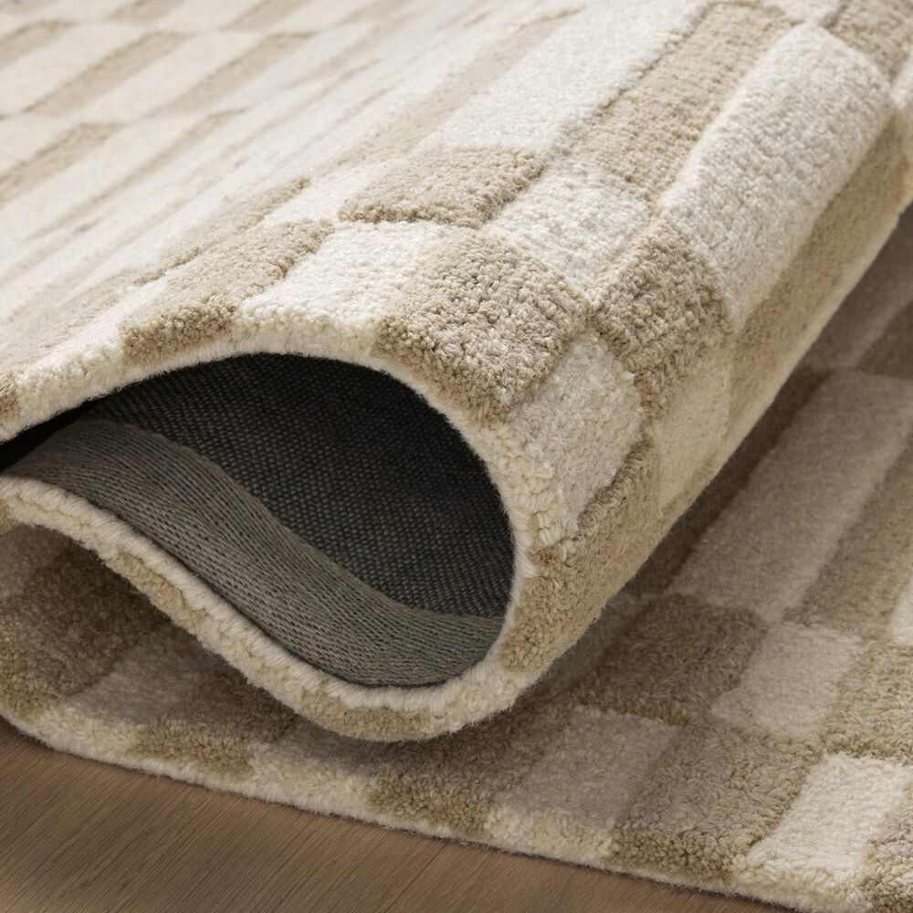 Chris Loves Julia x Loloi Bradley 7&#39;9&quot; x 9&#39;9&quot; Ivory and Beige Area Rug, , large