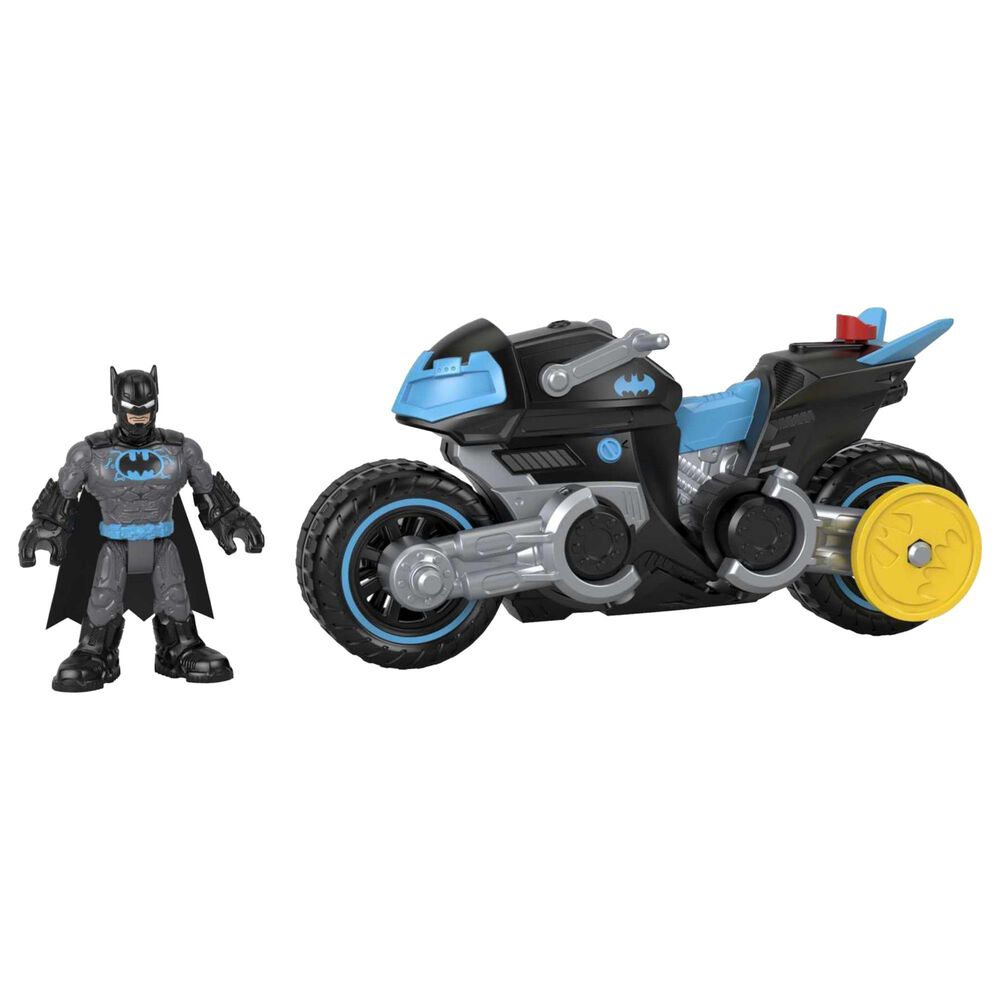 Imaginext DC Super Friends Bat-Tech Batcycle, , large