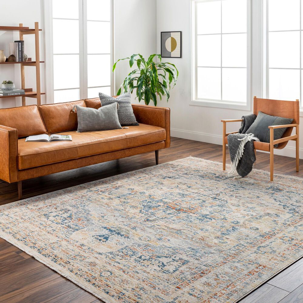 Surya Chicago CHG2308 11&#39;11&quot; x 15&#39;7&quot; Light Beige, Slate, Mustard, Blue, Brick Red,Taupe Area Rug, , large