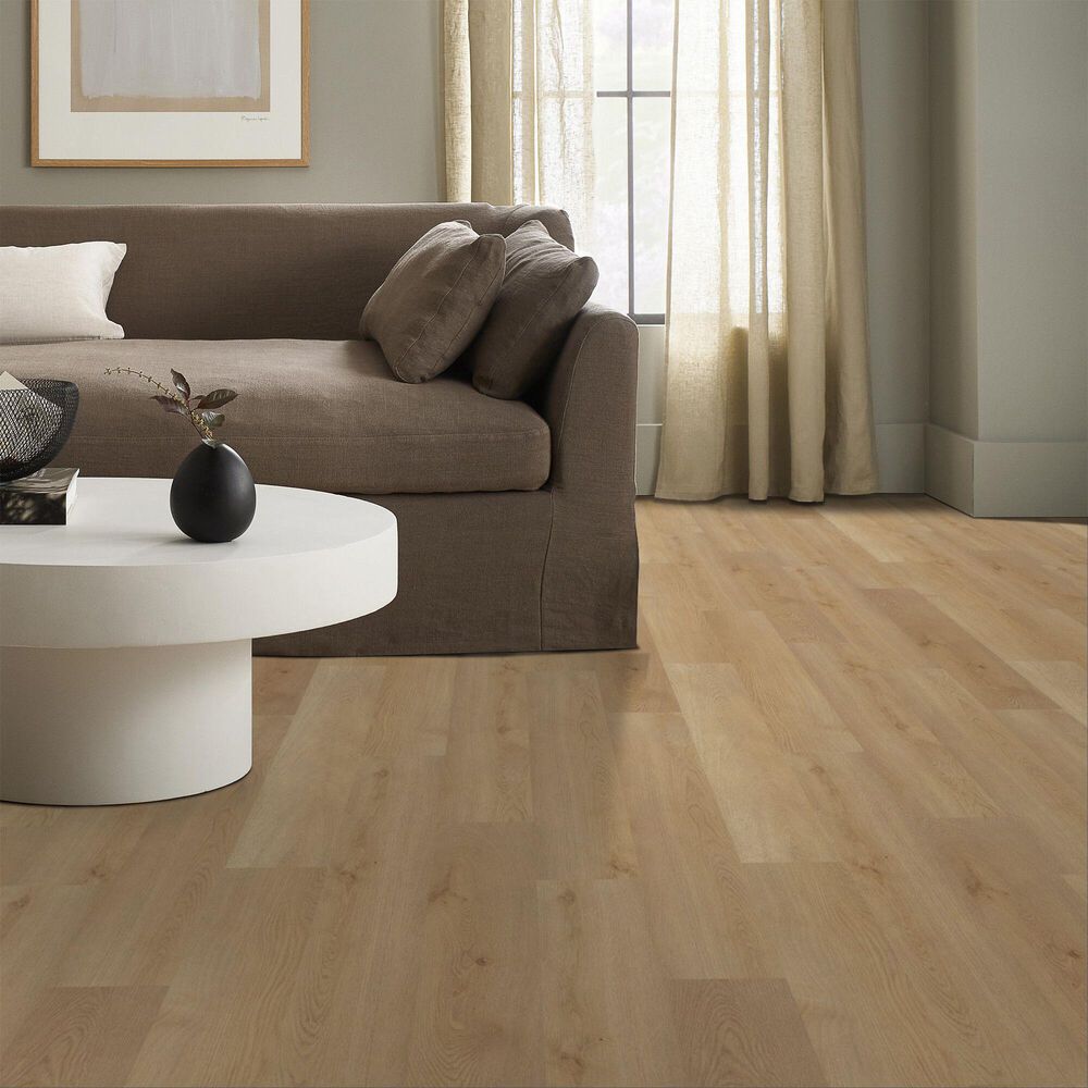 Shaw Vinyl Tile Anvil Plus River Bend Oak 7&quot; x 48&quot; Luxury Vinyl Plank, , large