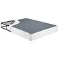 Hearth and Haven Eastern King Foundation with Textured Fabric Cover, , large