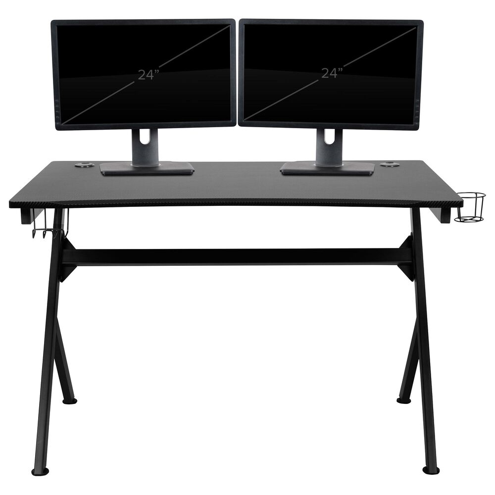 Flash Furniture Gaming Desk with Racing Chair in Multi NFM