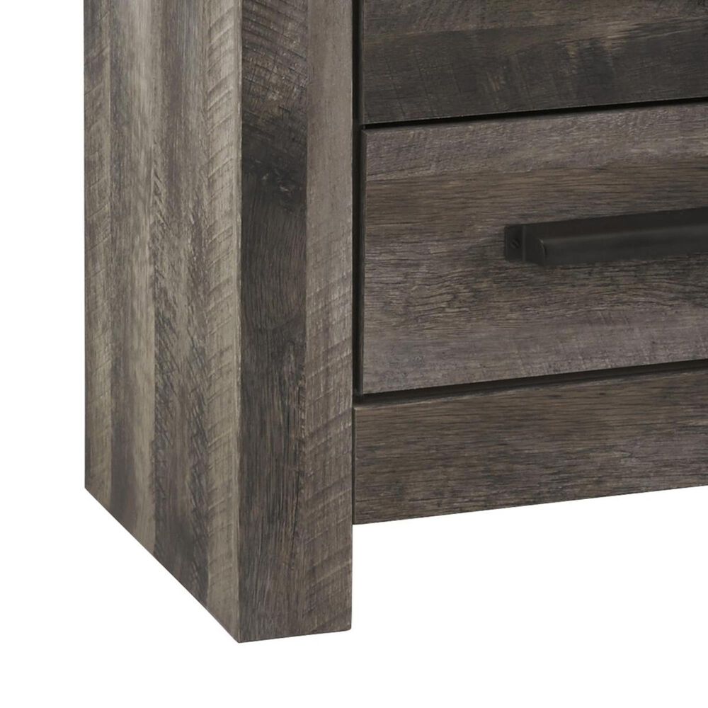 Ashley Wynnlow 2-Drawer Nightstand in Gray, , large