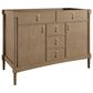 James Martin Kinnsden 48" Single Bathroom Vanity in Weathered Oak with 3 cm Tajnar Eclos Top, Rectangular Sink and FreePower Wireless Charger, , large