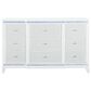 Global Furniture USA Alina 9-Drawer Dresser Only in White with LED, , large