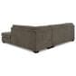 Ashley Mahoney 2-Piece Right Facing Sectional with Chaise in Chocolate, , large