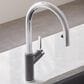 Blanco Urbena 1.5 GPM Pull-Down Kitchen Faucet in Chrome and Cinder, , large