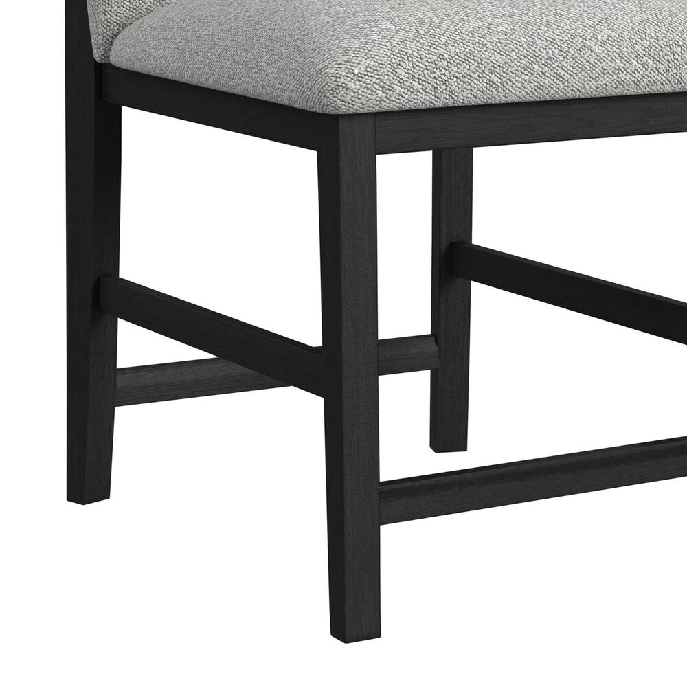 Mayberry Hill Contemporary Counter Stool in Gray Upholstery, , large