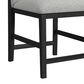 Mayberry Hill Contemporary Counter Stool in Gray Upholstery, , large